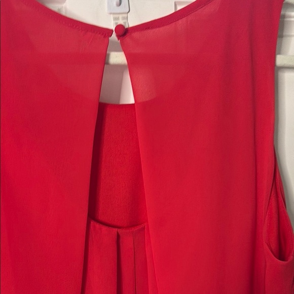 EUC Vibrant Coral Sleeveless Dress - Picture 6 of 6